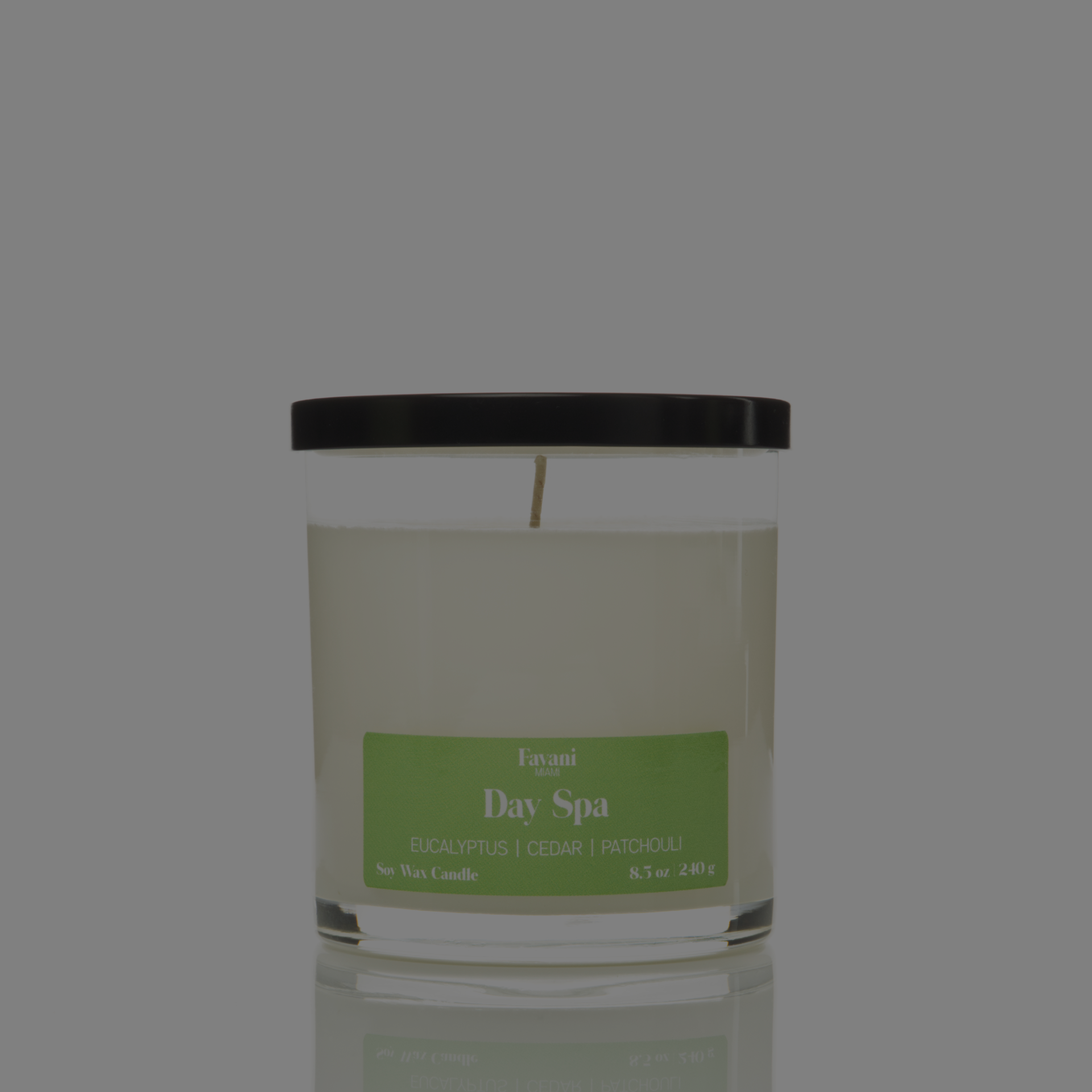 Libra Zodiac Candle - Bergamot, Jasmine, White Tea - 8 oz. Soy Wax Candle -  Favani Candles